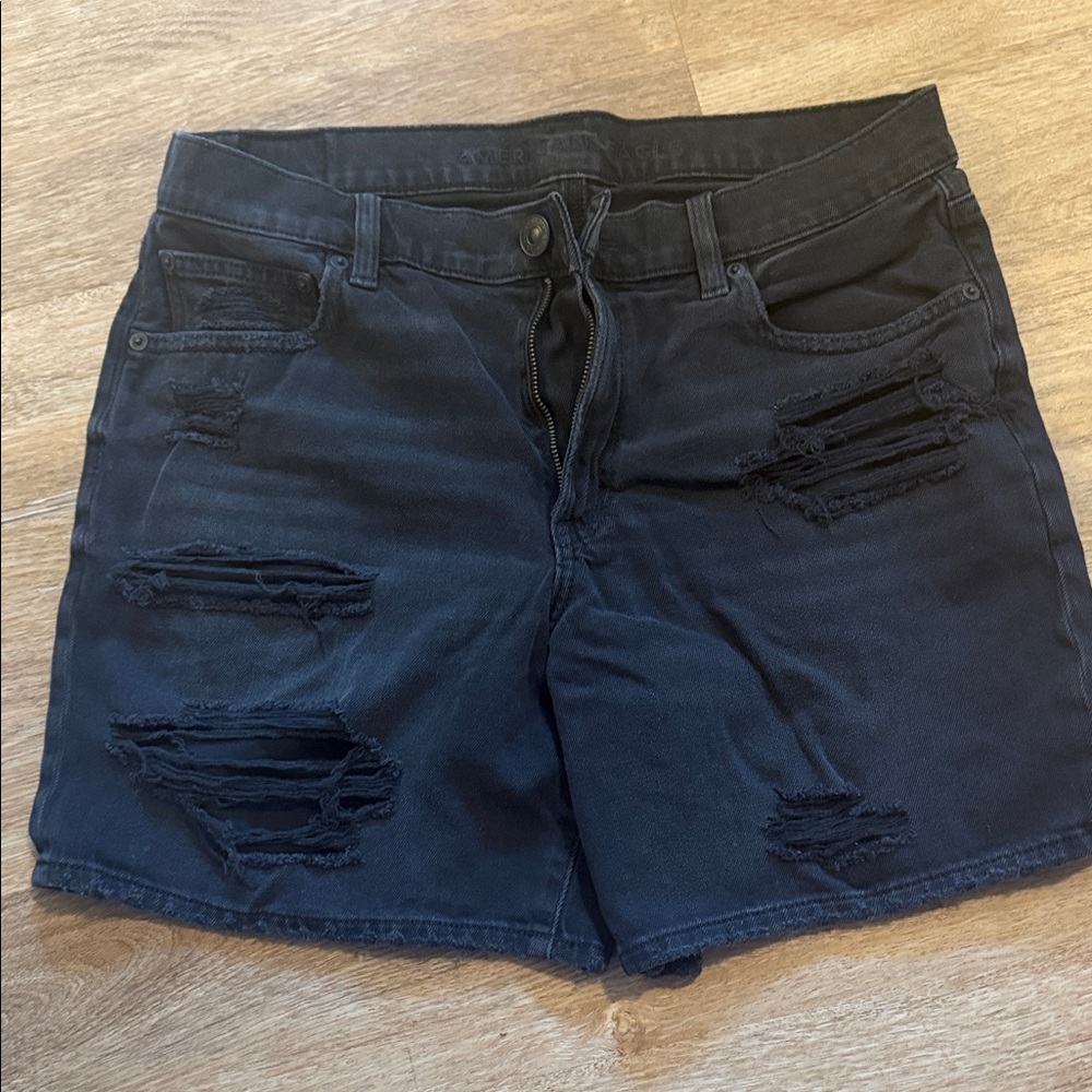 American Eagle Outfitters Black Jean Shorts